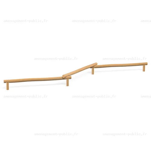 Triple poutre robinier